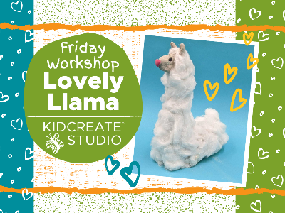 Kidcreate Studio - Aliso Viejo. Friday Workshop - Lovely Llama (4-9 Years)